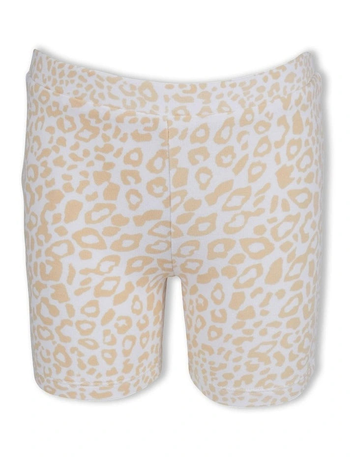 Eve Girl Wild Cat Bike Short Print