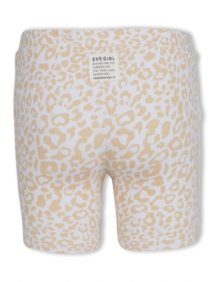 Eve Girl Wild Cat Bike Short Print