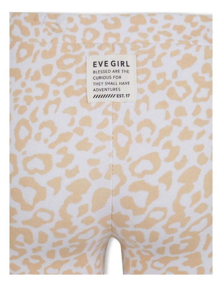 Eve Girl Wild Cat Bike Short Print