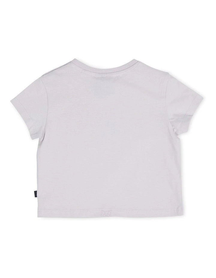 ANIMAL CRACKER WORLDWIDE TEE PURPLE SIZE 1