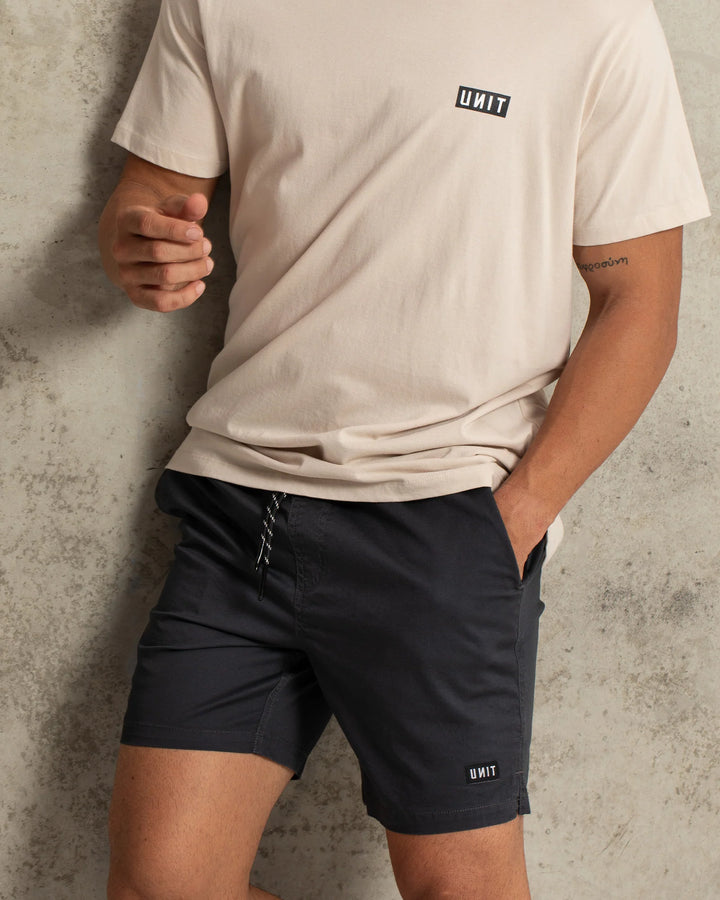 UNIT Mens Shorts - Stone Black