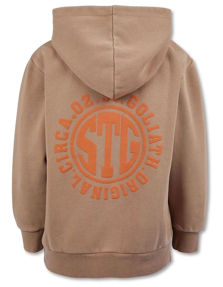 ST. Goliath Grad Hoody Tan Boys 10