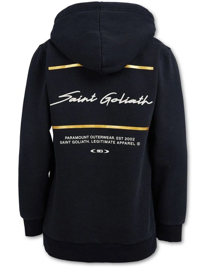 St. Goliath Escape Hoody Washed Black Boys 8