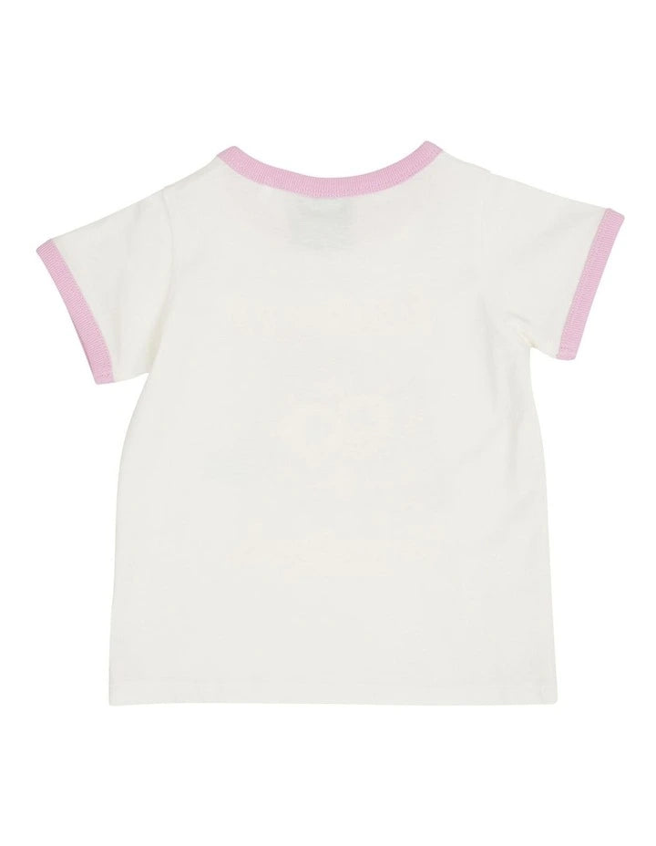 Animal Crackers Cherry Check Tee Girls