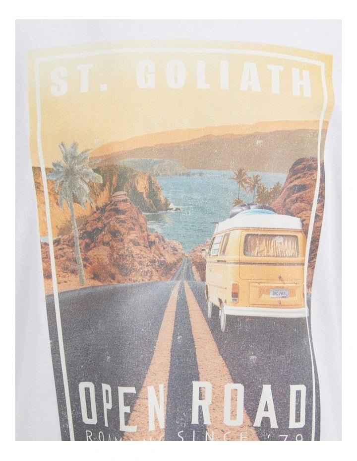 St. Goliath Van Life Tee White
