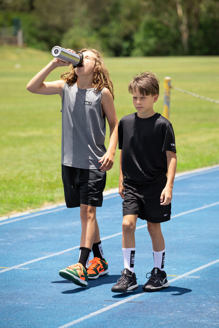 UNIT Youth Shorts - Elastic - Block