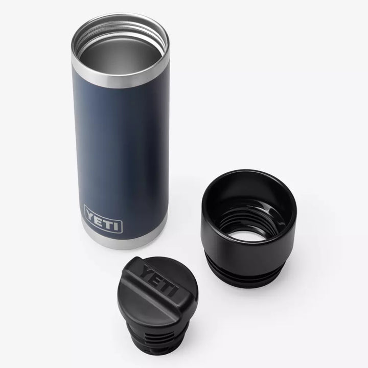Yeti Rambler 18oz Bottle w/HotShot Cap Black
