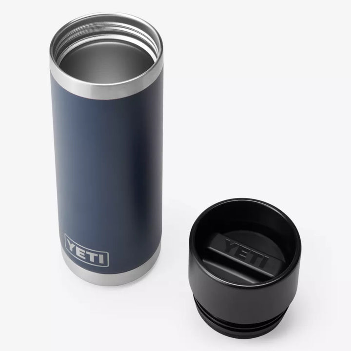 Yeti Rambler 18oz Bottle w/HotShot Cap Black