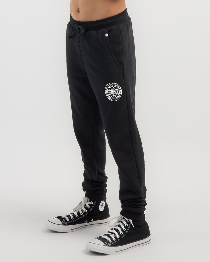 THE MAD HUEYS- GLOBAL TRACKPANTS