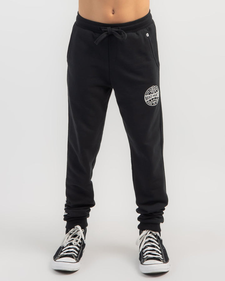 THE MAD HUEYS- GLOBAL TRACKPANTS