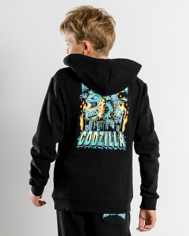 THE MAD HUEYS- GODZILLA HOODIE