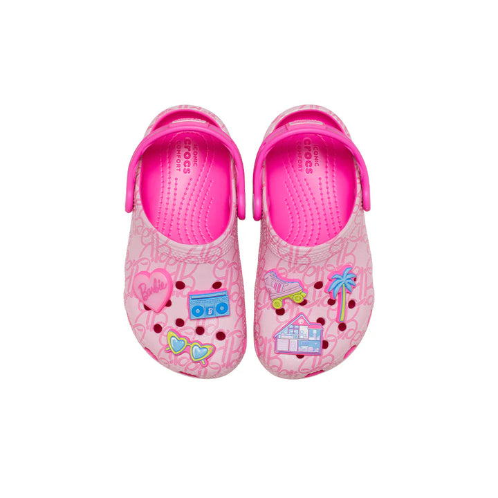 Crocs Toddler Classic Clog Mattel Pink Barbie