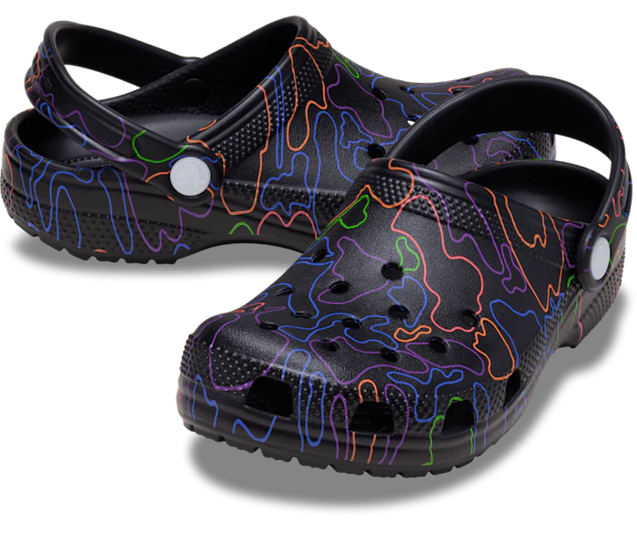 Crocs Kids Classic Clog Hi Vis Camo