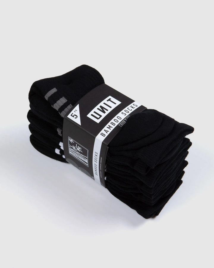 UNIT Mens Socks - Bamboo 5pk - Respond