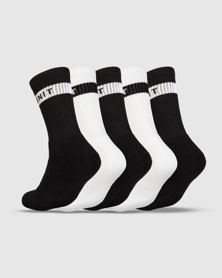 UNIT Ladies Socks - 5pk Bamboo Hi-Lux - Wander