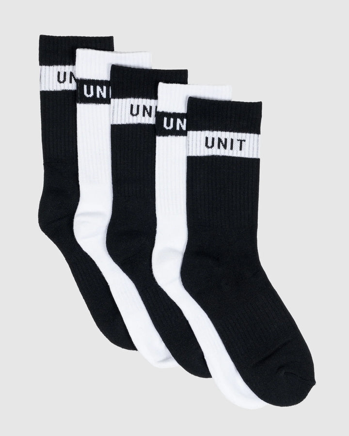 UNIT Ladies Socks - 5pk Bamboo Hi-Lux - Wander