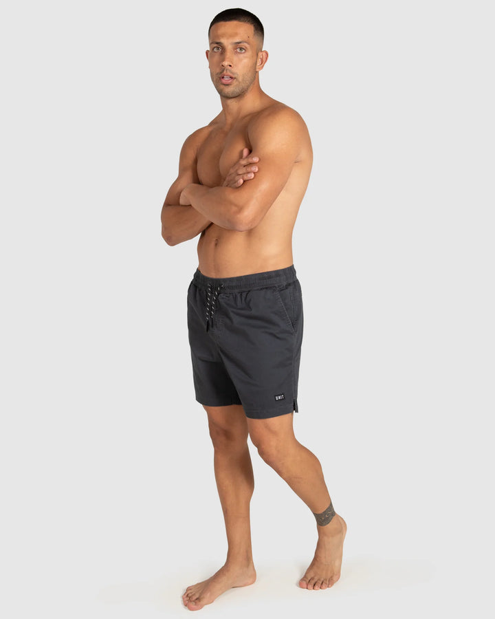 UNIT Mens Shorts - Stone Black