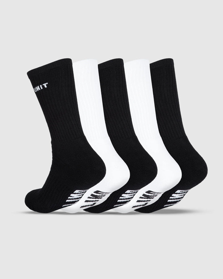 UNIT Mens Socks - Bamboo 5pk - Storm