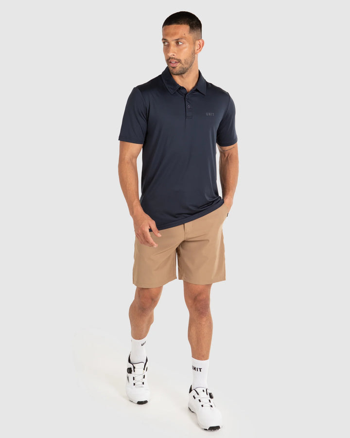 UNIT Mens Polo - Pro Flex Navy