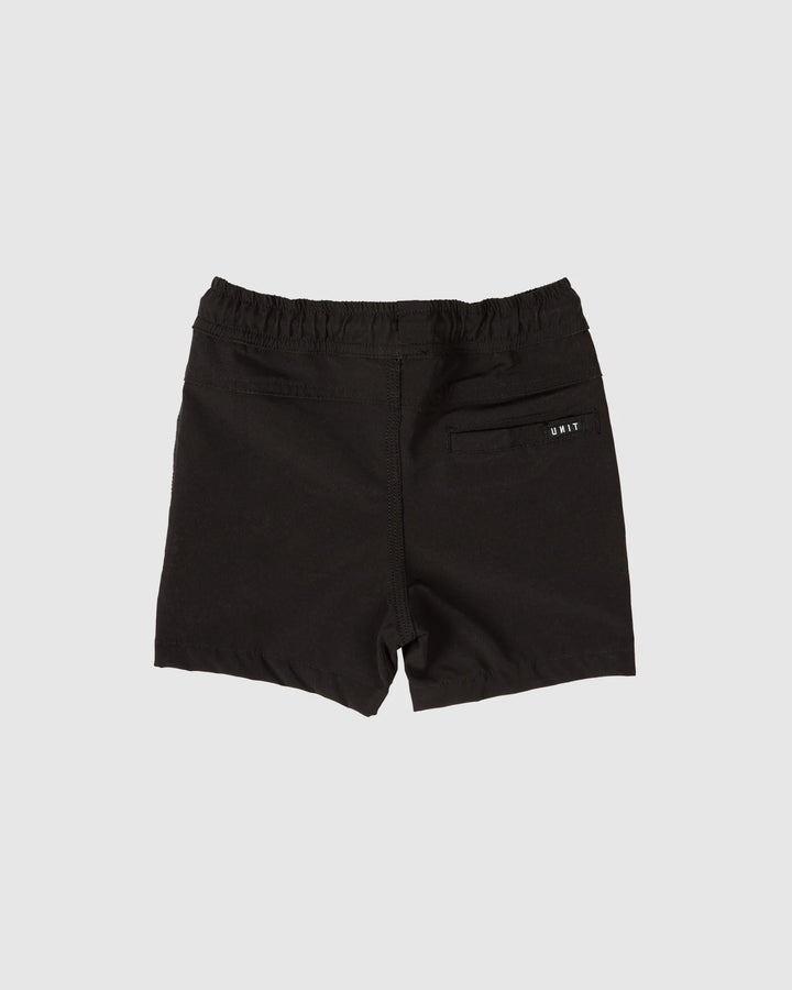 Unit Kids Shorts - Block Black Boys 0