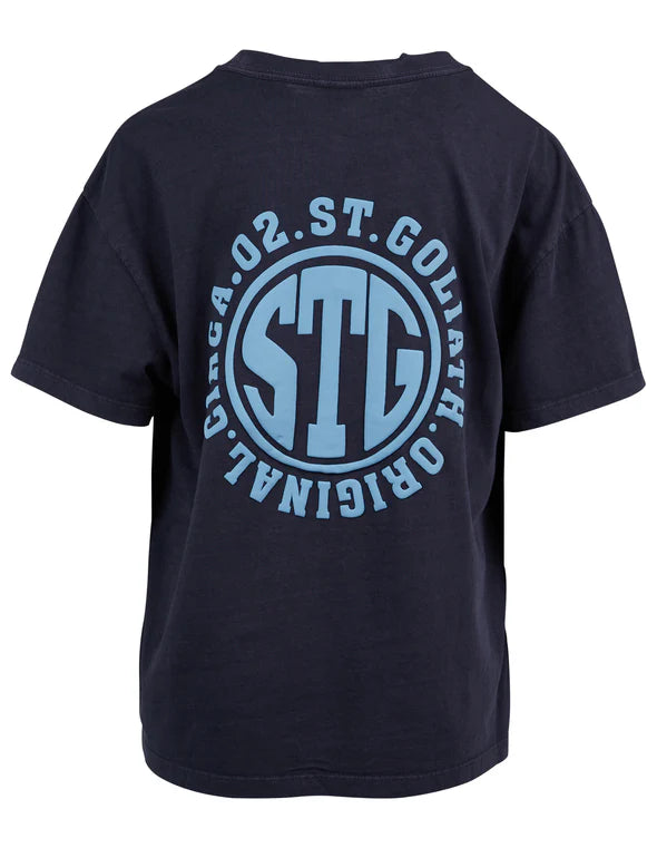 St. Goliath STG Tee Navy Boys 4