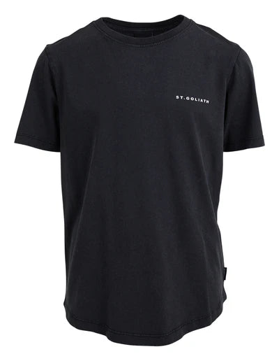 St Goliath. STG Essential Tee Washed Black Boys