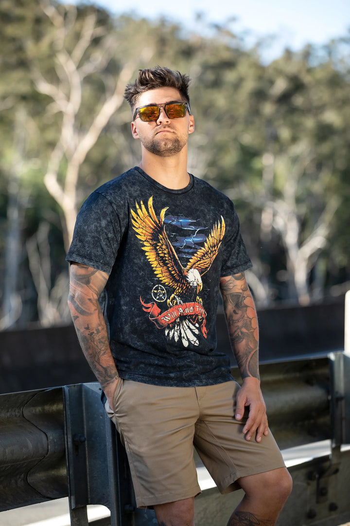 UNIT Mens Eyewear - Polarised - Primer Crystal Smoke