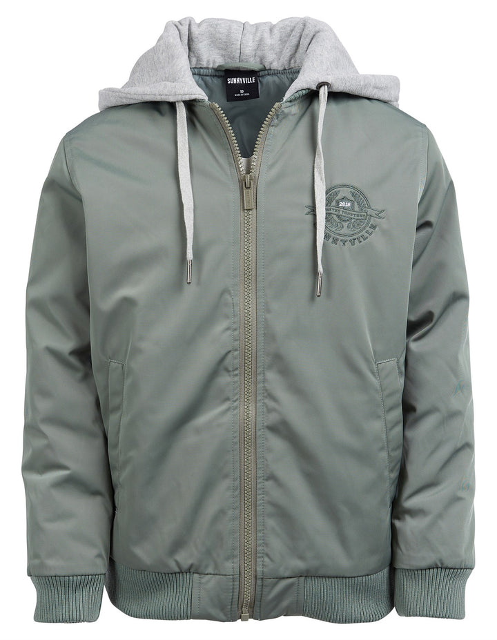 SunnyVille Hayes Bomber Jacket Green Boys