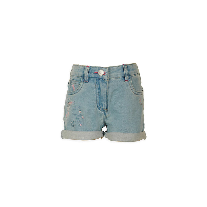 Girls Kit Denim Short 2 Light Indigo