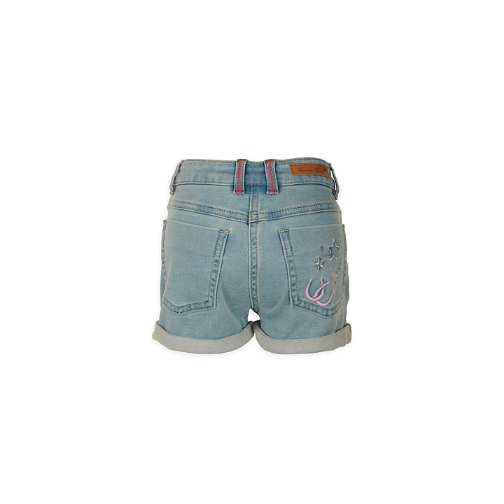 Girls Kit Denim Short 2 Light Indigo