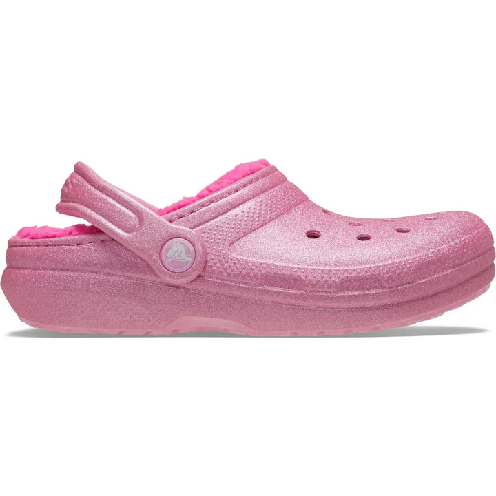 Crocs Toddler Classic Lined Glitter Clog