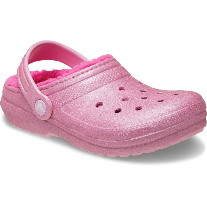 Crocs Toddler Classic Lined Glitter Clog