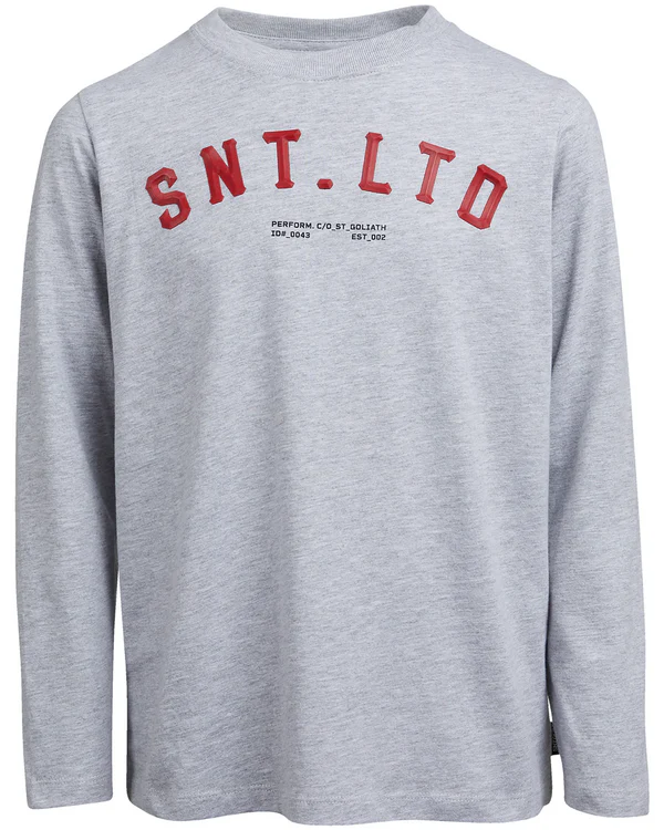St. Goliath Diamond L/S Tee Snow Marle Boys 8-16