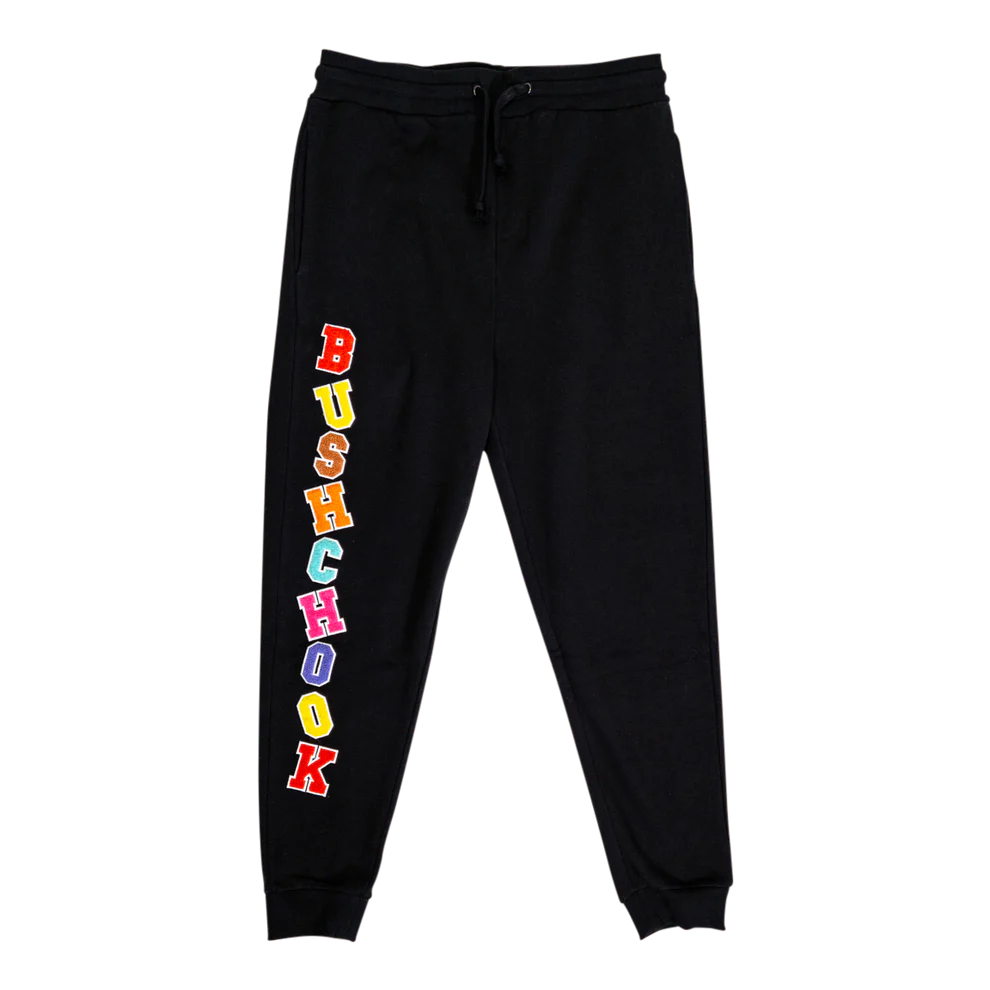 AB Blocked Fleece Trackpants Black