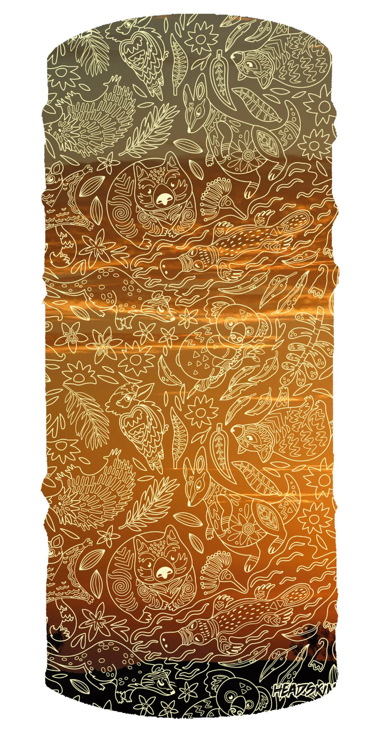 Headskinz Aussie Natives (Earthy) Face Shield