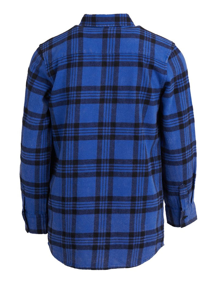 St. Goliath Acid Checked Shirt Blue