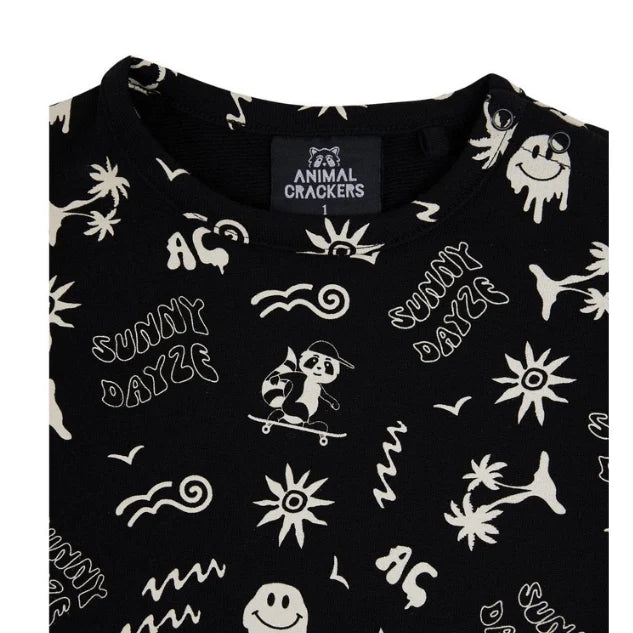 Animal Cracker Midnight Sun Tee Baby