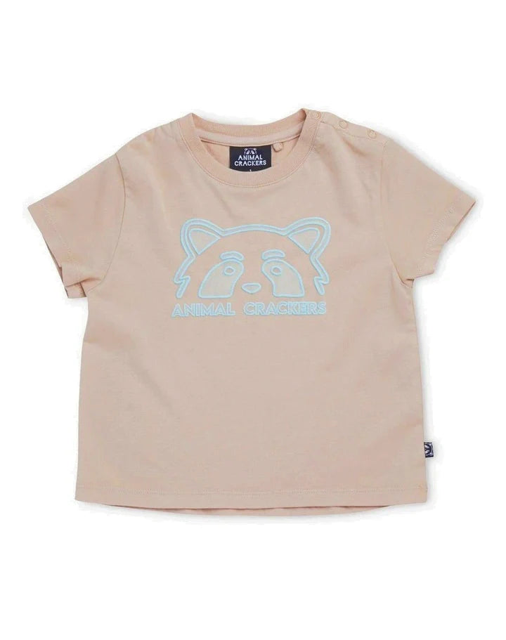 ANIMAL CRACKERS- ANIMATED TEE- TAN