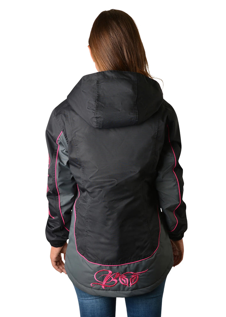 Bullzye Womens Carla Jacket Dark Navy/Purple Med