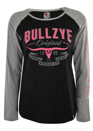 Bullzye Womens Hard & Fast L/S Tee