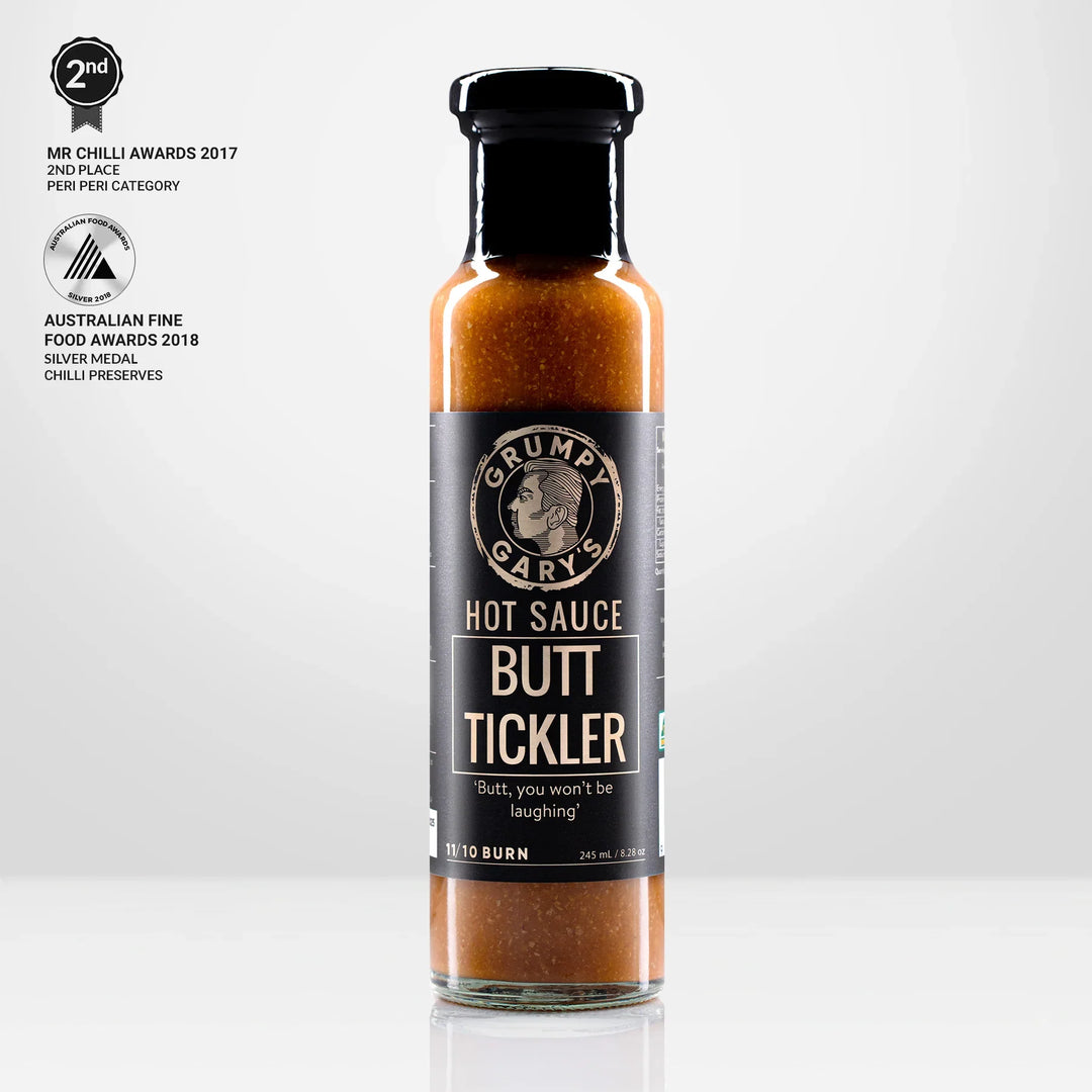 Grumpy Gary's Butt Tickler Hot Sauce 245ml