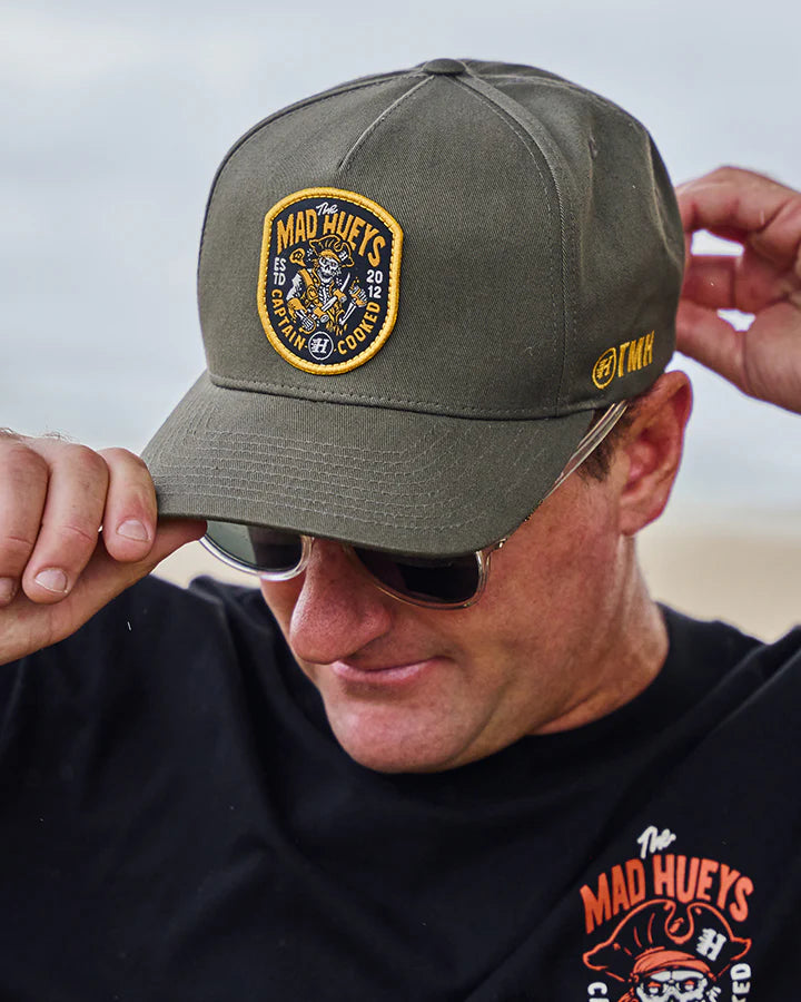 TMH THE CAPTAINS COOKED | TWILL SNAPBACK - OLIVE
