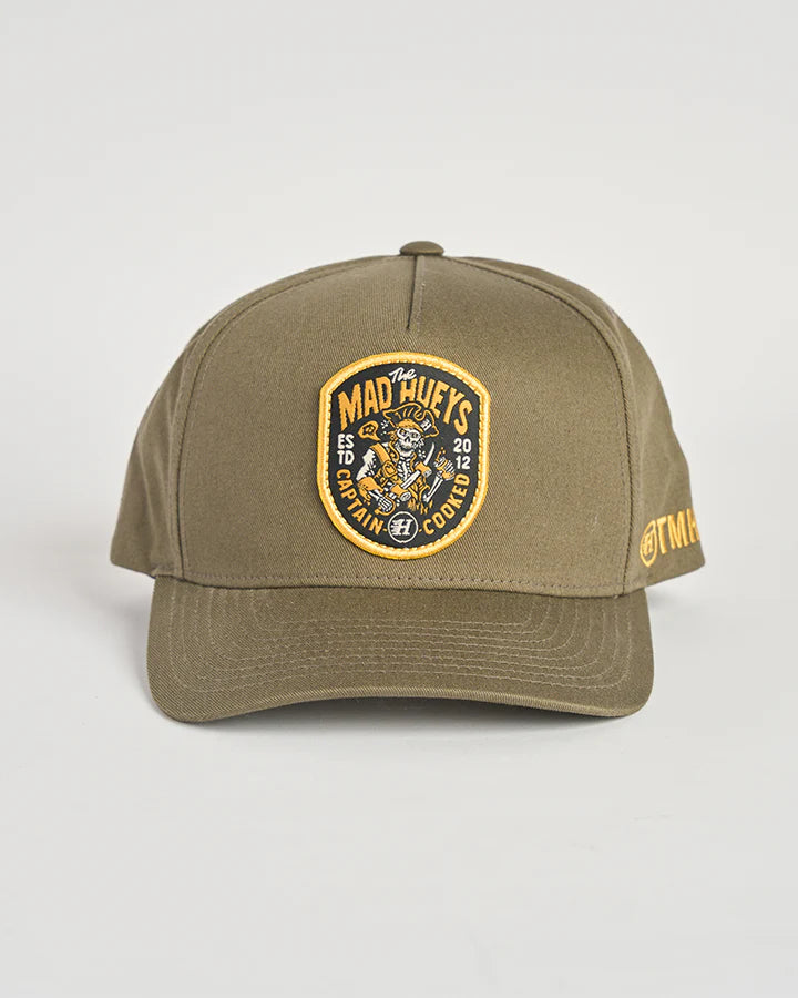 TMH THE CAPTAINS COOKED | TWILL SNAPBACK - OLIVE