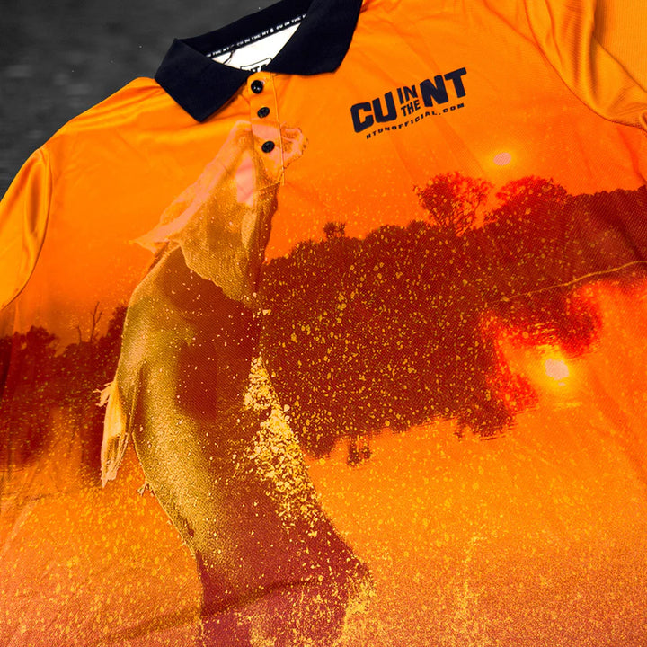 CU in the NT Orange Barra Fishing Jersey