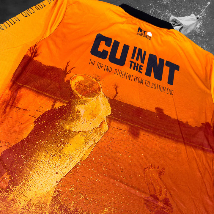 CU in the NT Orange Barra Fishing Jersey