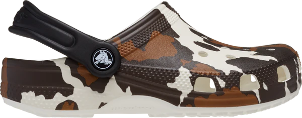 Crocs Kids Classic Cow Print Clog