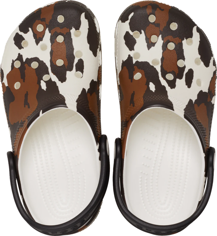 Crocs Kids Classic Cow Print Clog