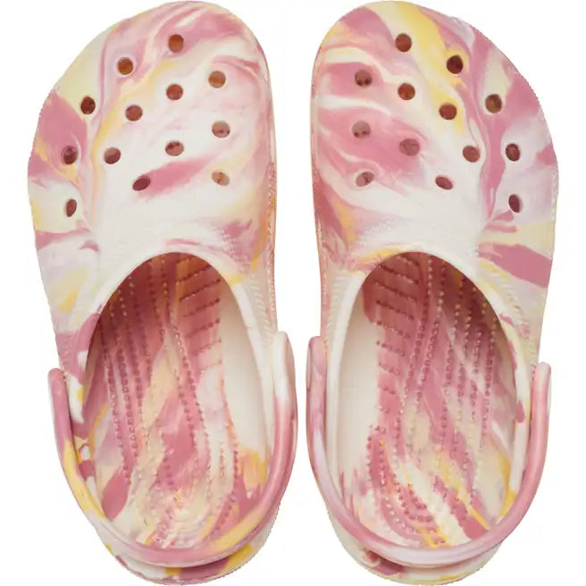 Crocs Kids Classic Glow Marbled Clog
