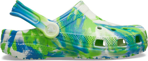 Crocs Kids Classic Glow Marbled Clog