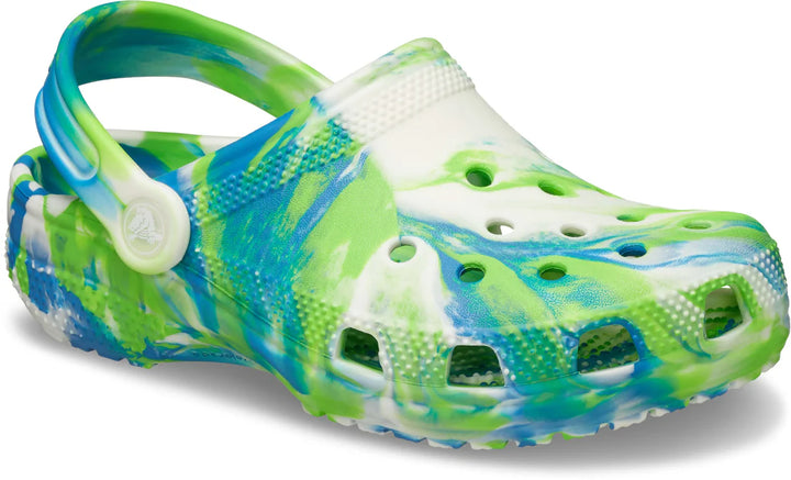 Crocs Kids Classic Glow Marbled Clog